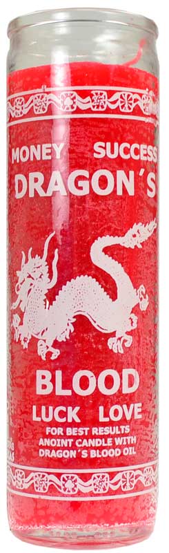 Dragon's Blood 7 Day jar candle - Click Image to Close