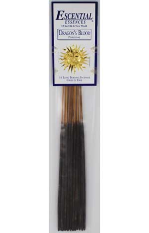 Dragon's Blood escential essences incense sticks 16 pack - Click Image to Close