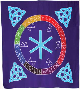 Rune Mother Altar Cloth or Scarve 36" x 36" - Click Image to Close