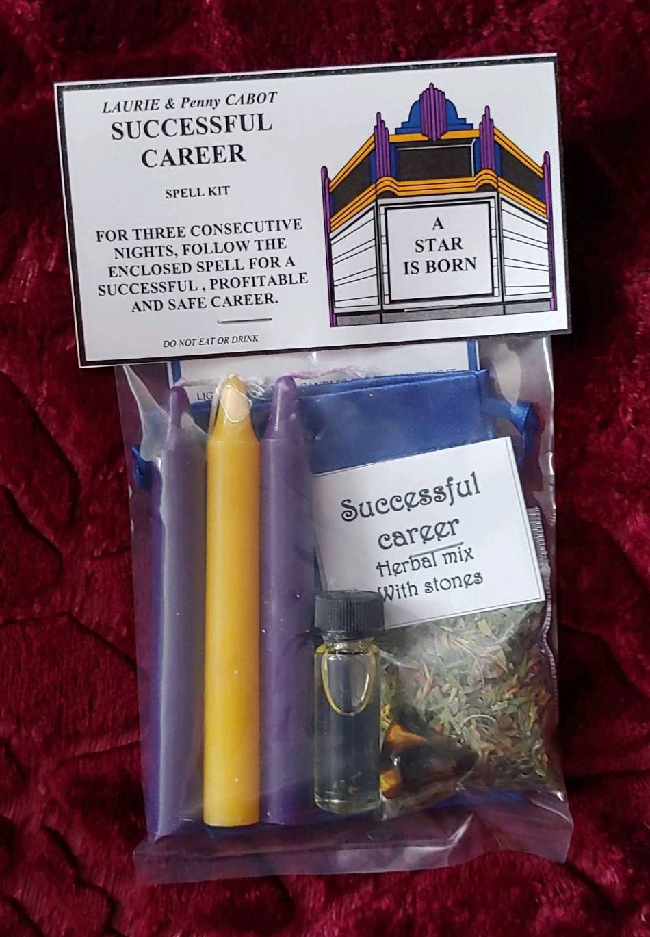 Successful Career Spell Kit by Laurie & Penny Cabot - Click Image to Close