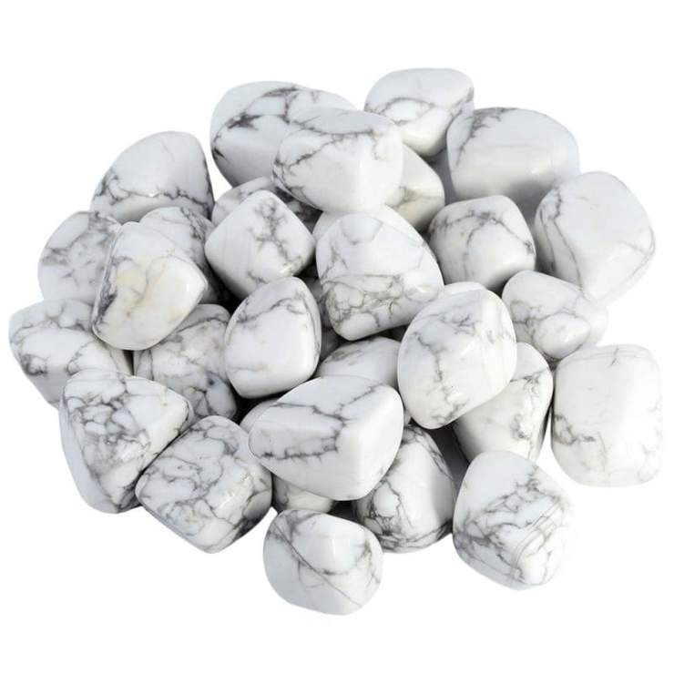 Howlite Tumbled - Click Image to Close