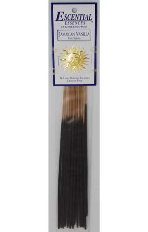 Jamaican Vanilla escential essences incense sticks 16 pack - Click Image to Close