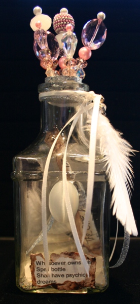 Psychic Dreams Spell Bottle by Laurie Cabot - Click Image to Close
