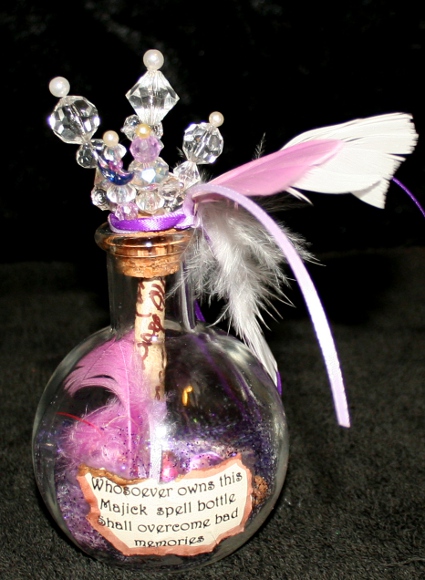 Overcome Bad Memories Spell Bottle by Laurie Cabot