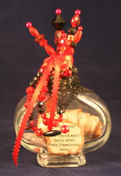 Passionate Love Spell Bottle by Laurie Cabot