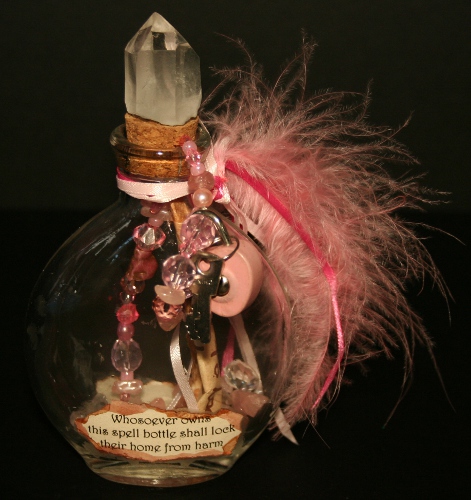 Safe Home Spell Bottle by Laurie Cabot - Click Image to Close
