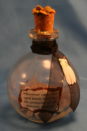 Animal Protection Spell Bottle by Laurie Cabot - Click Image to Close