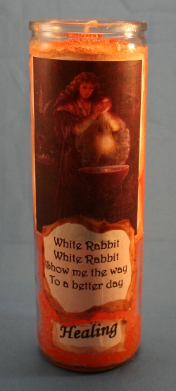 Healing Spell Candle by Laurie Cabot - Click Image to Close