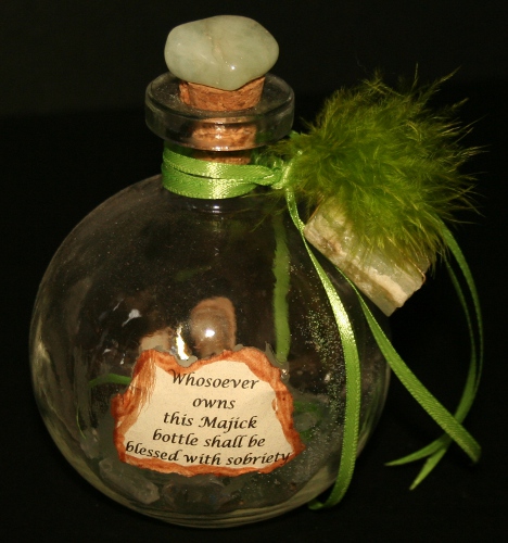 Sobriety Spell Bottle by Laurie Cabot - Click Image to Close
