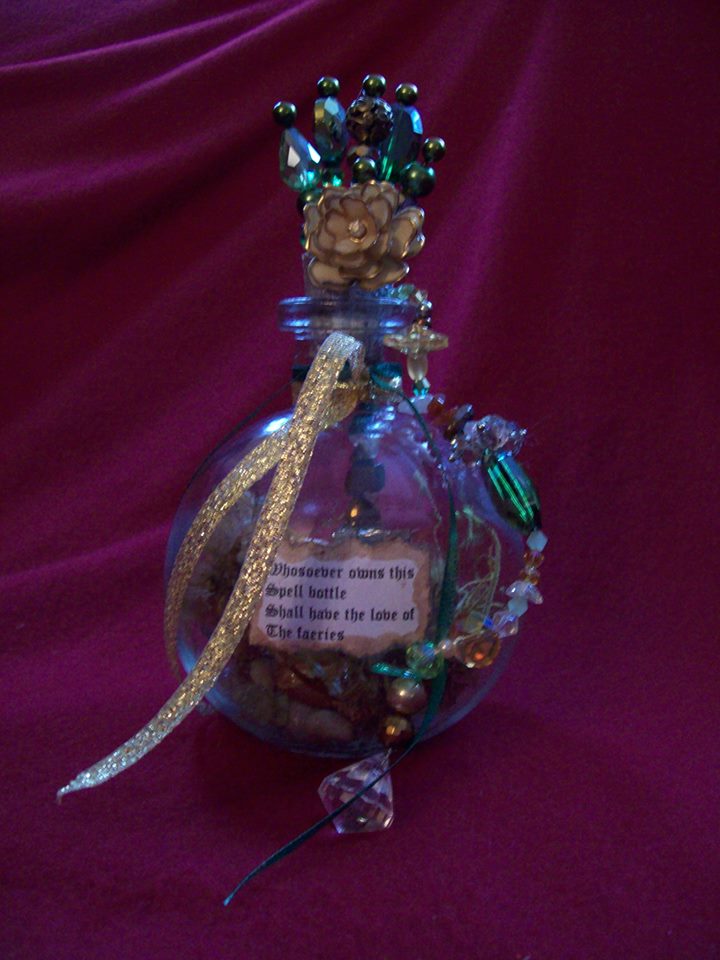 Faerie Love Spell Bottle by Laurie Cabot - Click Image to Close