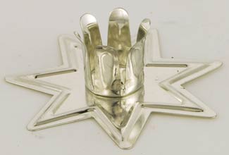 Fairy Star Chime Candle Holdern (Silver or Gold) - Click Image to Close