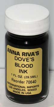 Dove's Blood ink 1oz - Click Image to Close