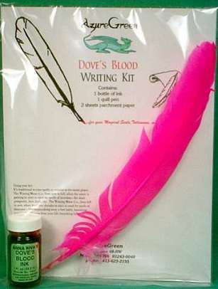 Dove's Blood Writing Kit - Click Image to Close